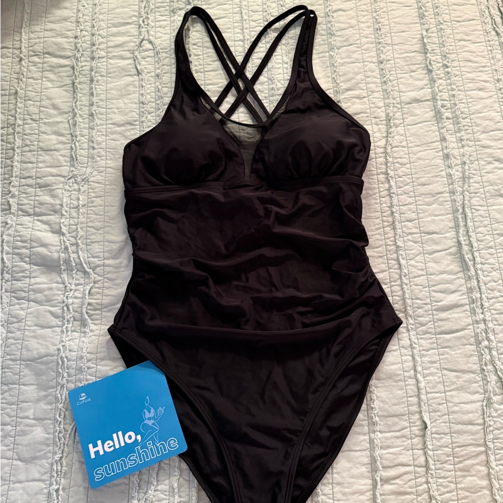 Cupshe Black One-Piece Swimsuit